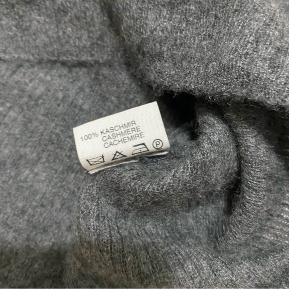 JIL SANDER $800 Cashmere Short Cap Sleeve Top Blouse 100% Cashmere Great Cond - Picture 8 of 16